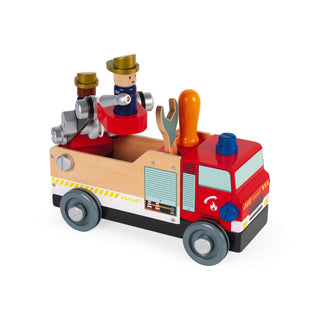 Brico' Kids | Fire Truck | 2 toys in 1: Build & Play