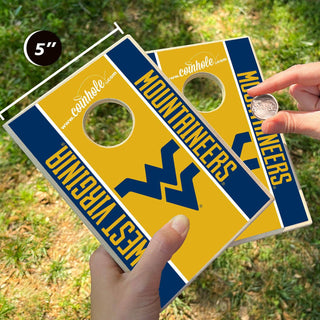 West Virginia University Coinhole® Tabletop Game Set