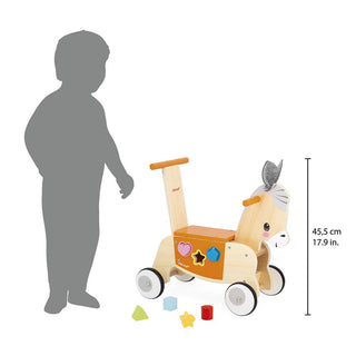 Farm Ride-On Donkey with Shape Sorter