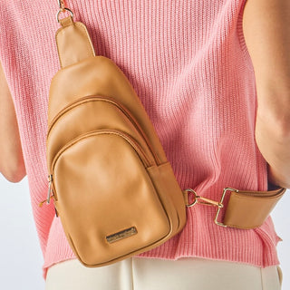 Simply Southern Leather Sling Bag Maui Chai