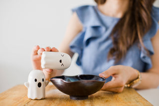 Ghost Salt & Pepper Shakers, Halloween Decor