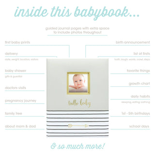 Hello Baby Memory Baby Book: Pink
