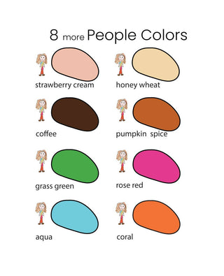 Just Rocks in a Box - 32 Colors / 64 Crayons-2 of each color