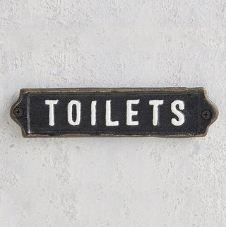 Toilets Iron Sign