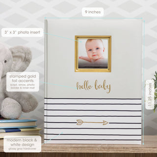 Hello Baby Memory Baby Book: Pink