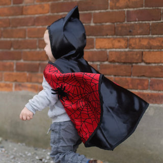 Baby Reversible Spider Bat Cape