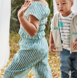 Baby Girls Pants and Smocked Top Set