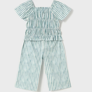 Baby Girls Pants and Smocked Top Set