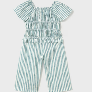 Baby Girls Pants and Smocked Top Set