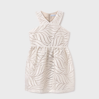 Mayoral Girl's Criss Cross Devore Dress