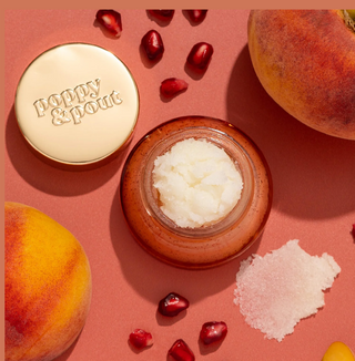 Poppy & Pout Pomegranate Peach Exfoliating Lip Scrub