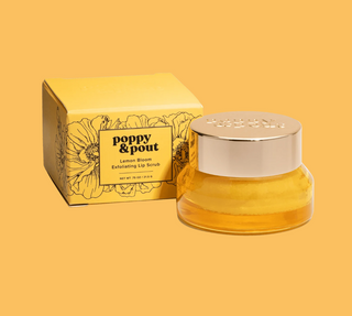Poppy & Pout Lemon Bloom Exfoliating Lip Scrub