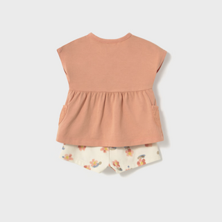 Mayoral Baby Girl Floral 2 Piece Short Set (Copy) (1664)