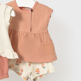 Mayoral Baby Girl Floral 2 Piece Short Set (Copy) (1664)