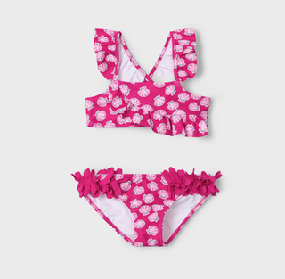 Mayoral Girls Printed Bikini with Ruffles