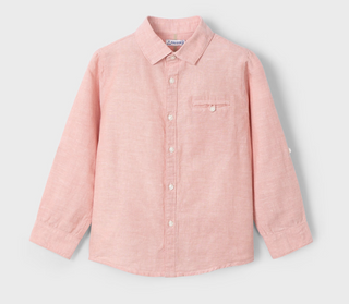 Mayoral Boys Long Sleeve Linen Shirt