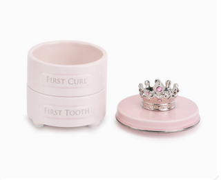 Demdaco First Tooth& Curl Keepsake Box