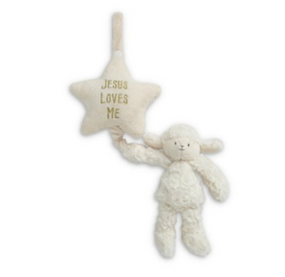 Demdaco Musical Pull Toy Lamb