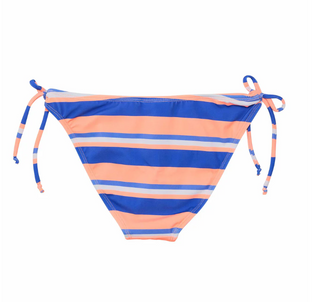 Snapper Rock Women's Tropicana Stripped Sustainable Bikini Bottoms