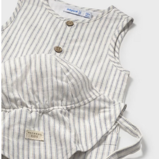 Mayoral Baby Dungarees with Hat