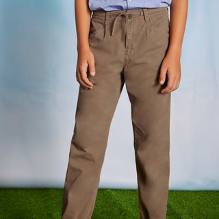 Mayoral Boy Camel Color Relaxed Fit Chino Pants
