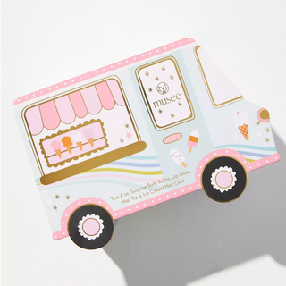 Musee ice cream truck bath bomb and accessory set