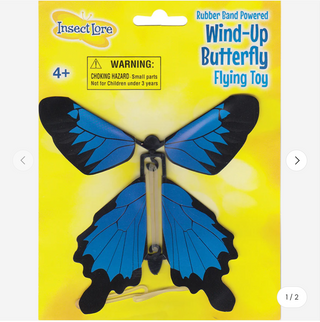 Insect Lore Wind-Up Butterfly Flying Toy