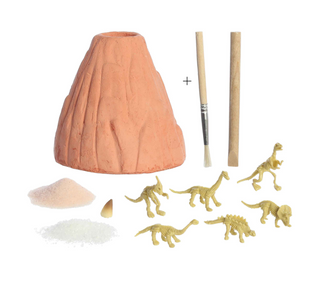 Aurora Jurassic Age Volcano Erupt and Dig Kit