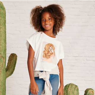 Mayoral Girl's Silhouette Top