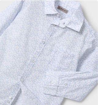 Mayoral Boy's Geometric Print Button Down