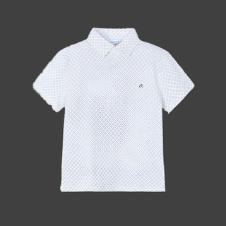 Mayoral Boy's Geometric Print Polo