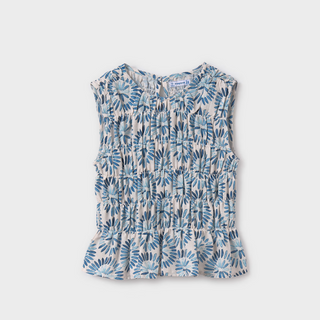Mayoral Girls Printed Smocked Top