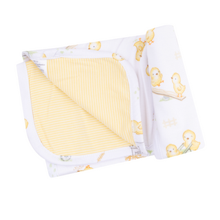 Angel Dear Baby Chick Print 2 Ply Burp Cloth