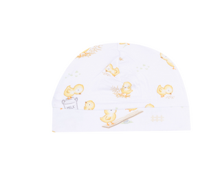 Angel Dear Baby Chick Print Baby Beanie