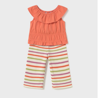 Mayoral Baby Crochet Pants and Top Set