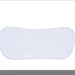 Angel Dear Stripe Classic Blue 2 Ply Burp Cloth W/ Binding