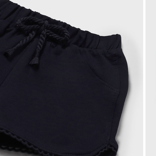 Mayoral Baby Girl Knit Navy Shorts