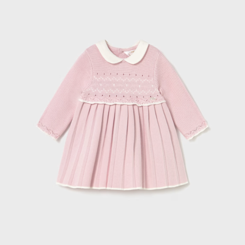 ワンピース and mary Bebe ribbon knit dress ANDMARY】Joan ribbon knit dress