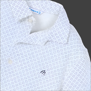 Mayoral Boy's Geometric Print Polo
