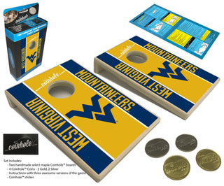 West Virginia University Coinhole® Tabletop Game Set