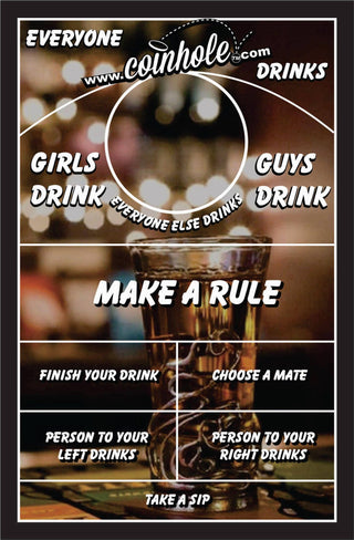 Drinking Game Coinhole® Tabletop Game Set