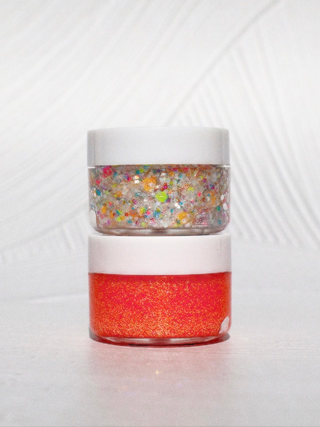 "Pom Pom Parade" Neon Birthday Glitter Gel- Hair, Face, Body