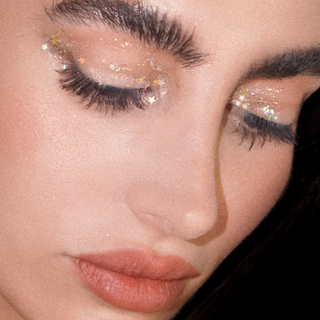 "Midnight Kiss" Gold Star Glitter Gel - Hair, Face, Body