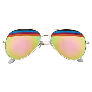 Rainbow Aviator Glasses