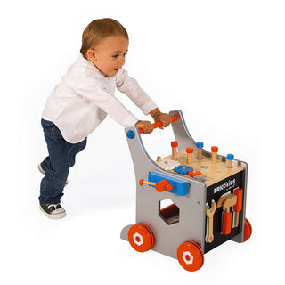 Brico' Kids | Magnetic DIY Trolley - Walker | 26 Accessories
