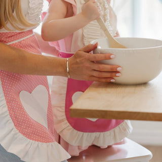 Pink Polka Dot Vintage Darling apron