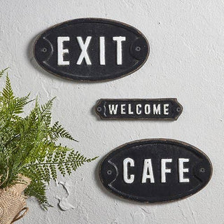 Welcome Iron Sign
