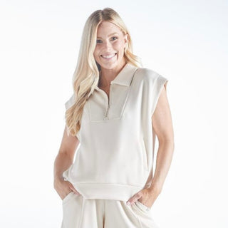 Simply Southern Super Soft & Comfy Tess Top in Cream