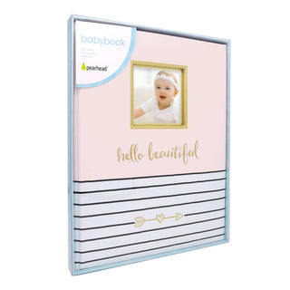 Hello Baby Memory Baby Book: Pink