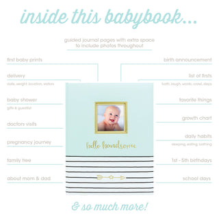 Hello Baby Memory Baby Book: Pink